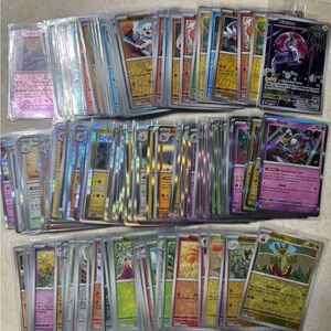 Pokemon Card Bulk lot 175 HOLO REVERSE HOLO ONLY + FREE PROMO CARD
